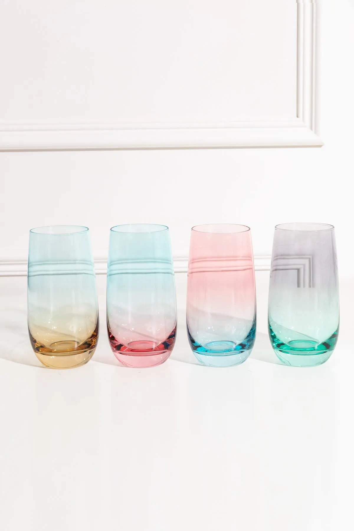 Set of 4 Lustre Hiball Glasses