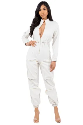 SEXY CARGO STYLE JUMPSUIT