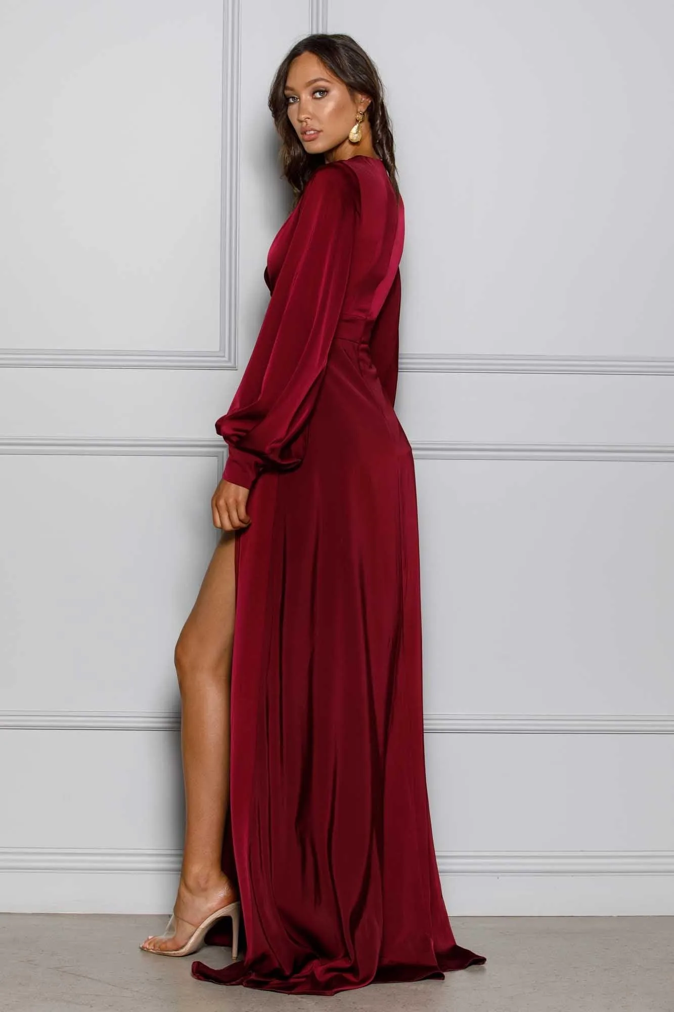 SKYLAR GOWN - WINE