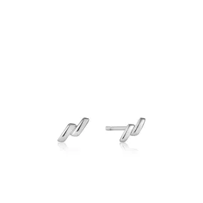 Smooth Twist Huggie Hoop Earrings