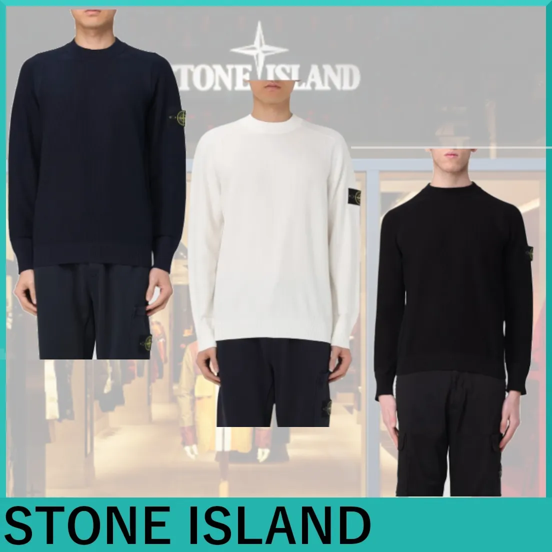 STONE ISLAND  |Plain Logo Sweaters