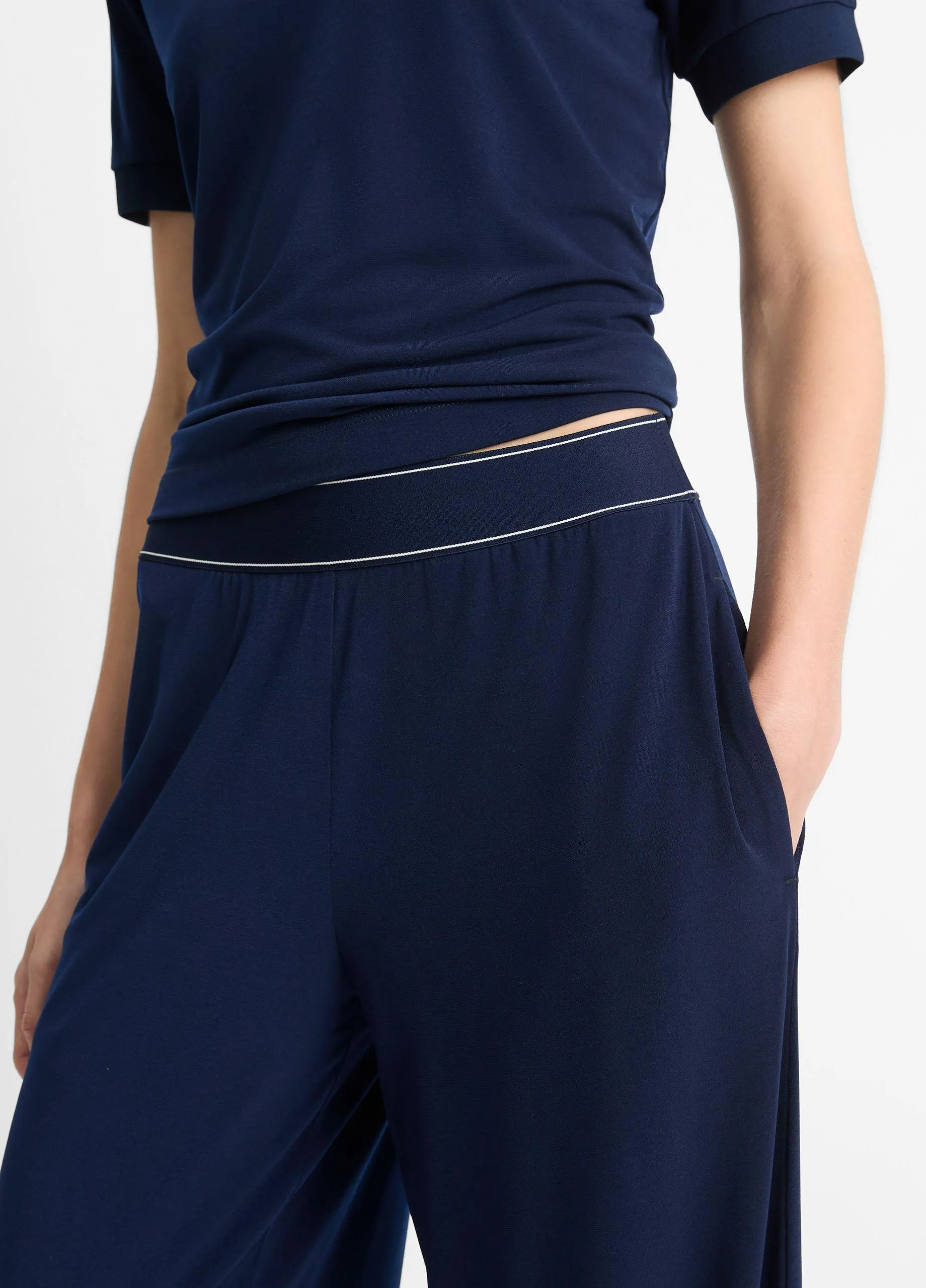 Stretch-Jersey Pull-On Pant