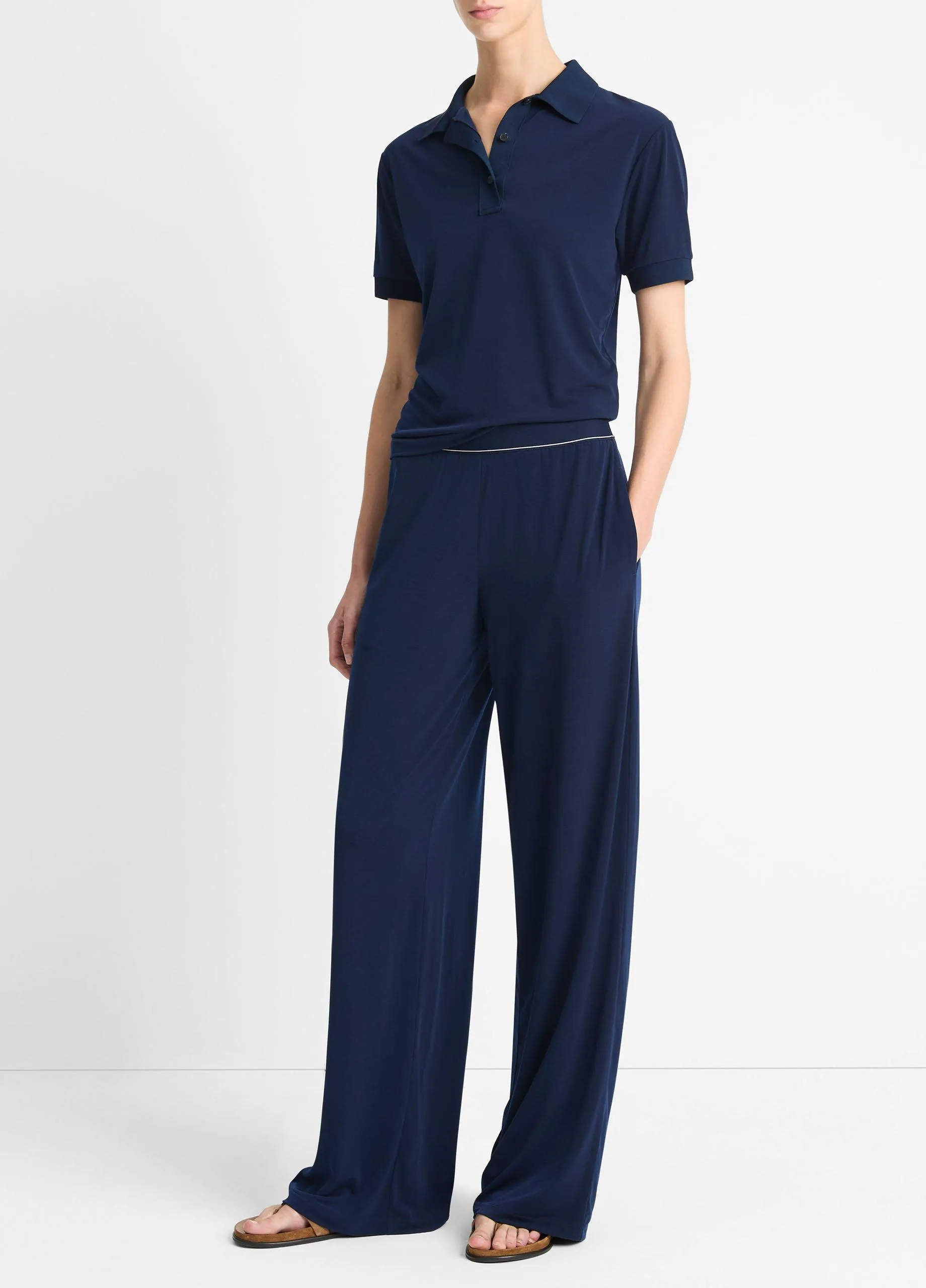 Stretch-Jersey Pull-On Pant