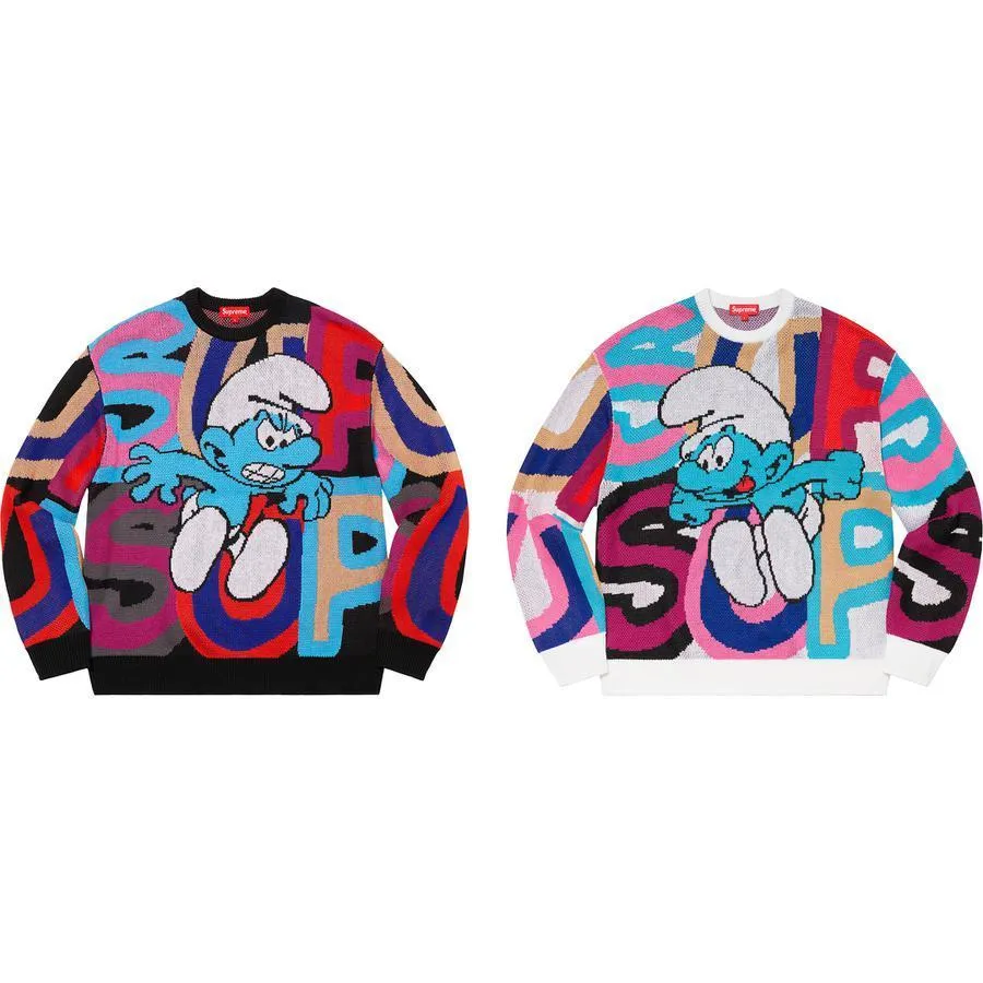 Supreme  |Unisex Collaboration Skater Style Sweaters