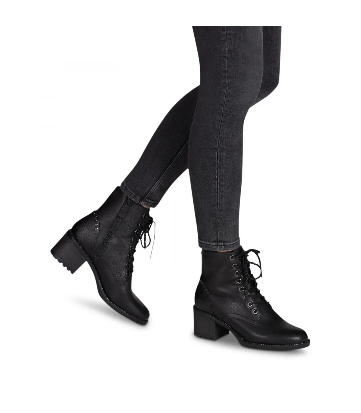 Tamaris Black Leather Boot