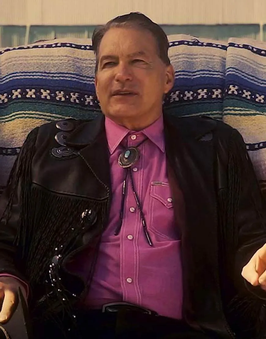 The Last Drive-In Joe Bob Briggs Jacket |John Bloom Black Leather Jacket