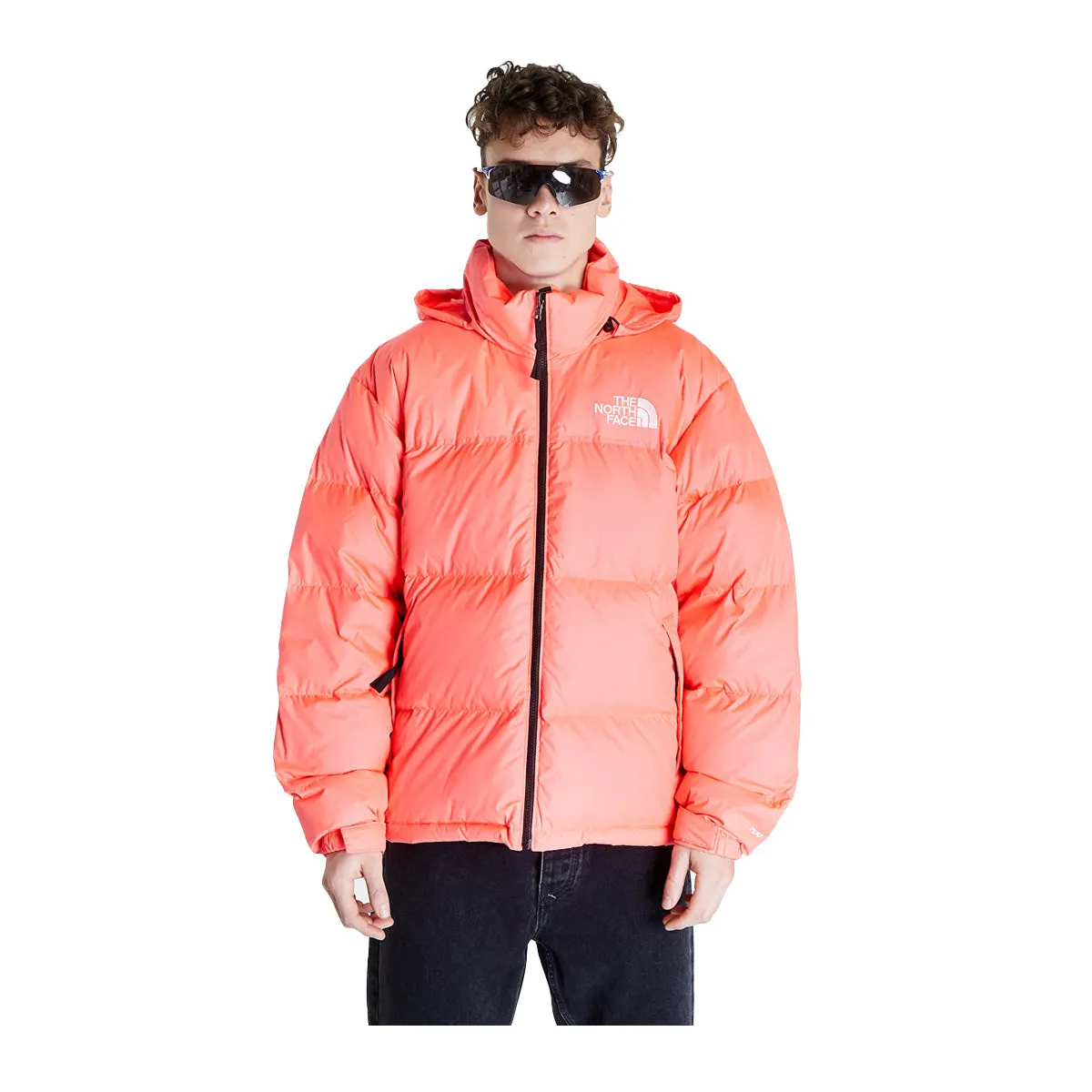 The North Face Mens 1996 Retro Nuptse Jacket NF0A3C8D-397 Brilliant Coral