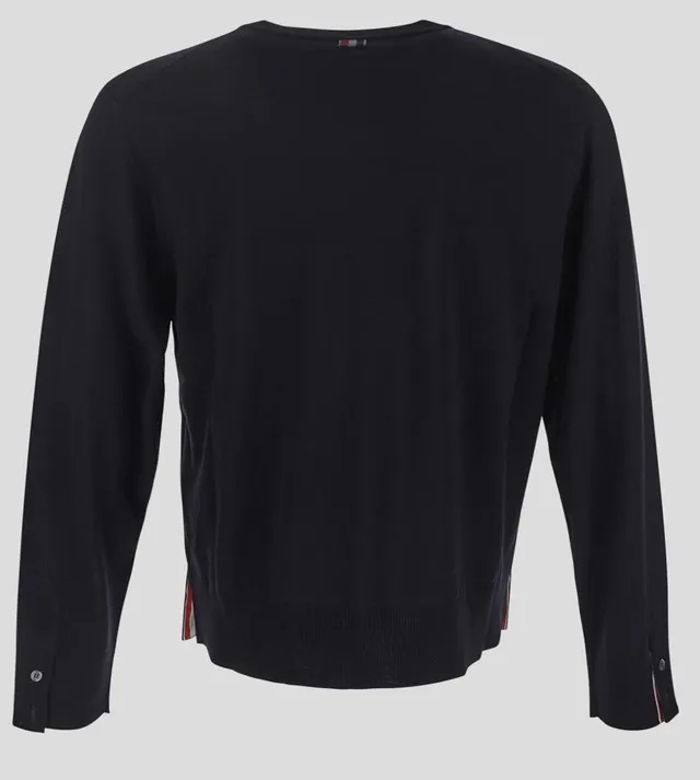 THOM BROWNE  |Wool Plain Designers Sweaters