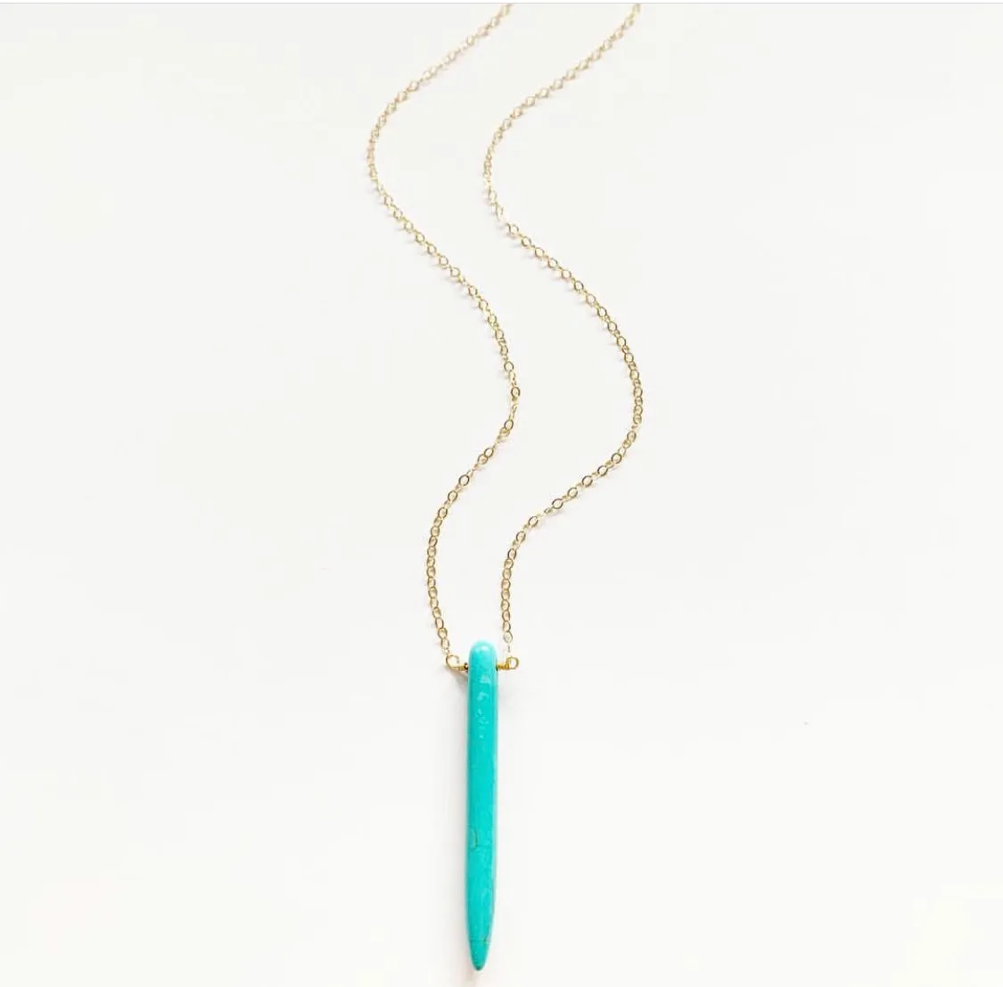 Turquoise Spear Necklace