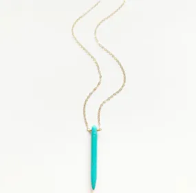 Turquoise Spear Necklace