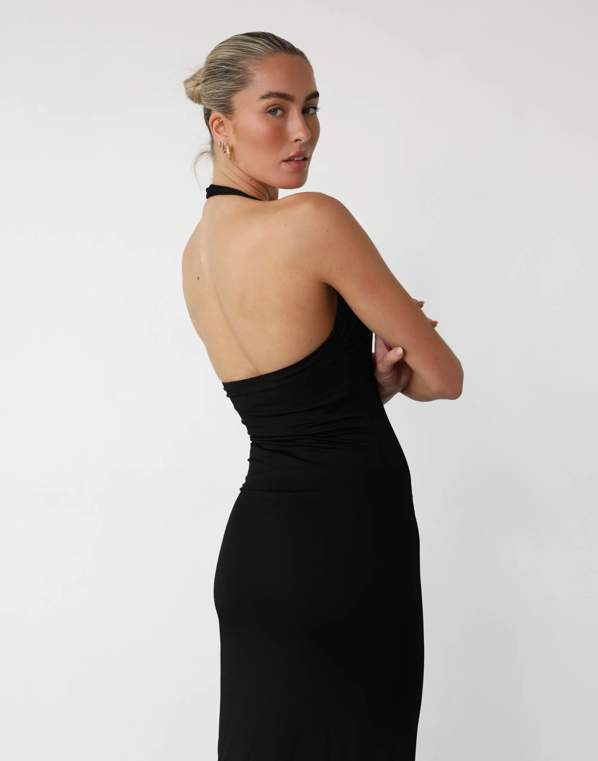 Veena Maxi Dress (Black)