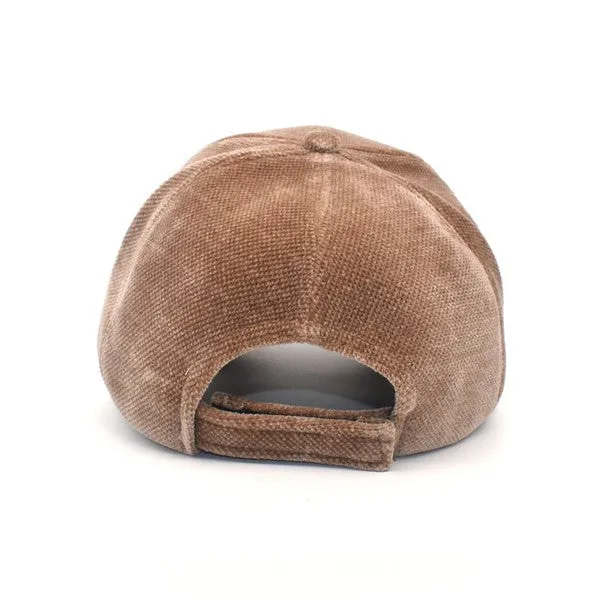 Velour Ball Hat