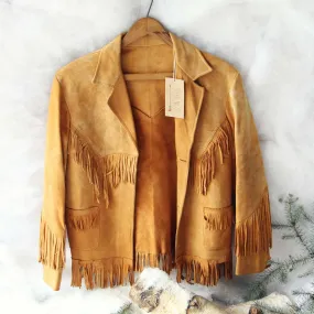 Vintage Fringe Vegan Coat