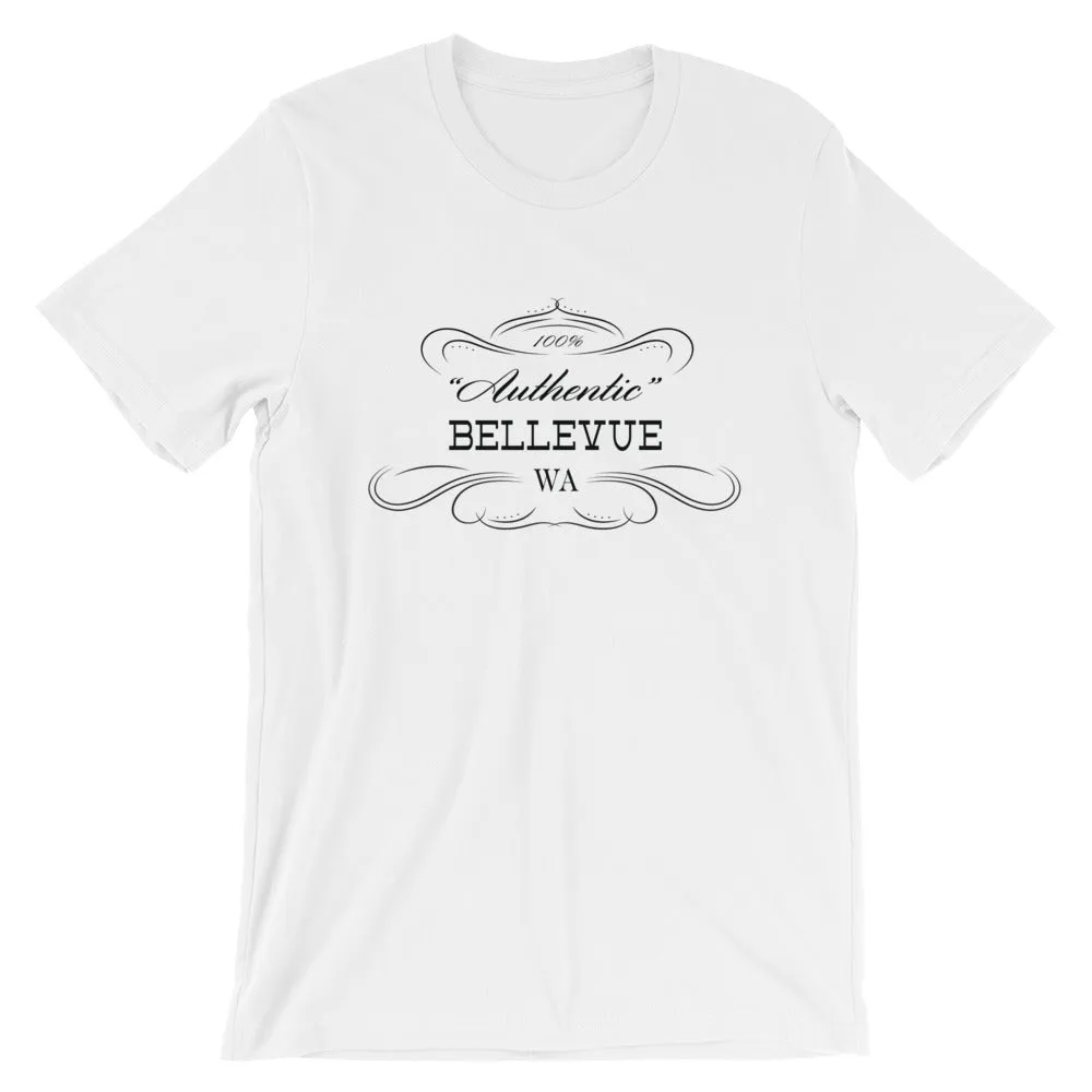 Washington - Bellevue WA - Short-Sleeve Unisex T-Shirt - Authentic