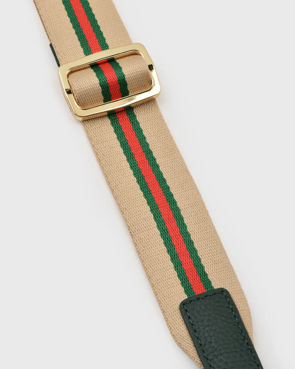 Webbing Bag Strap (Sand/Red)