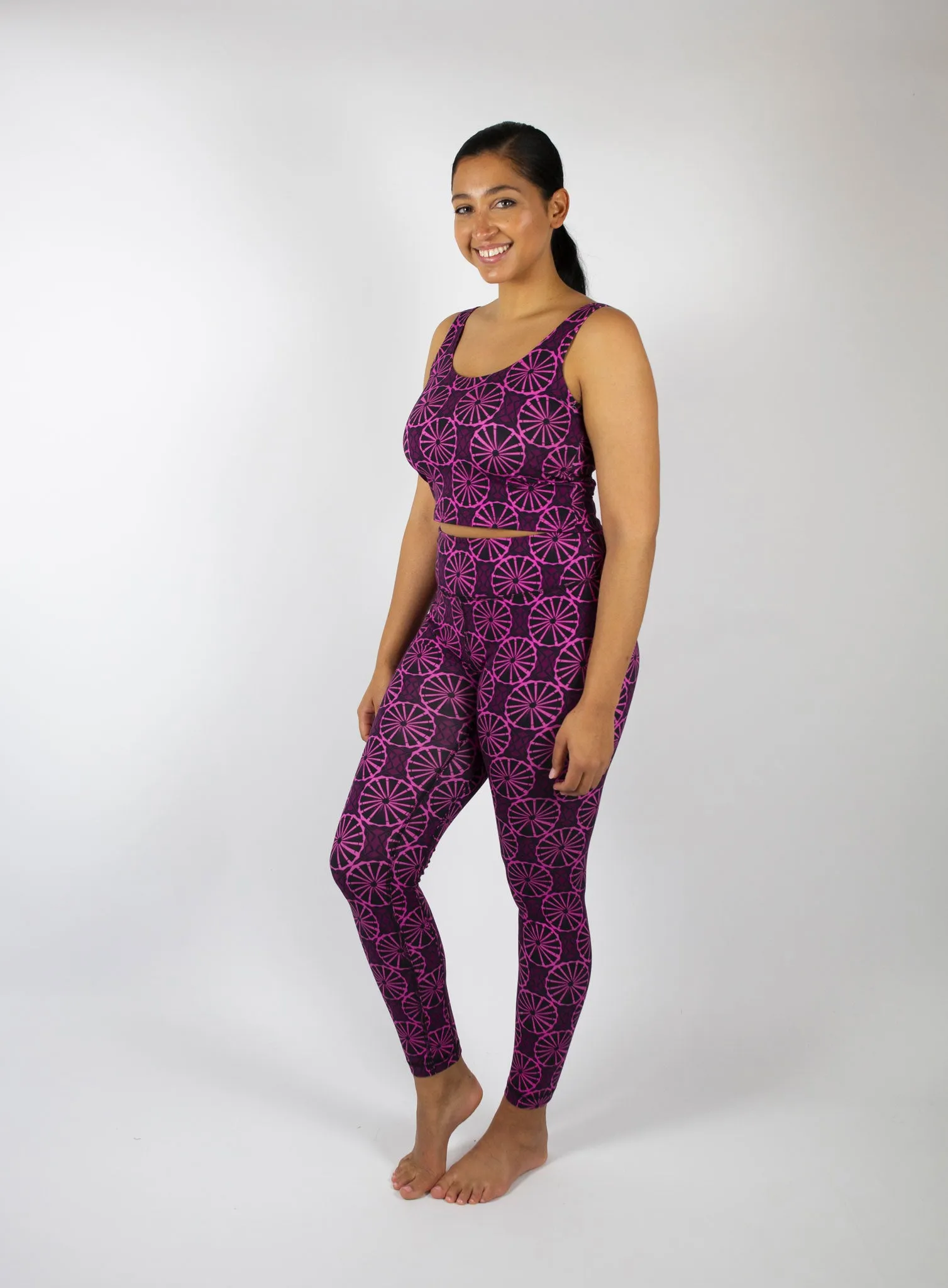 Wheel of Fortune Leggings - Berry