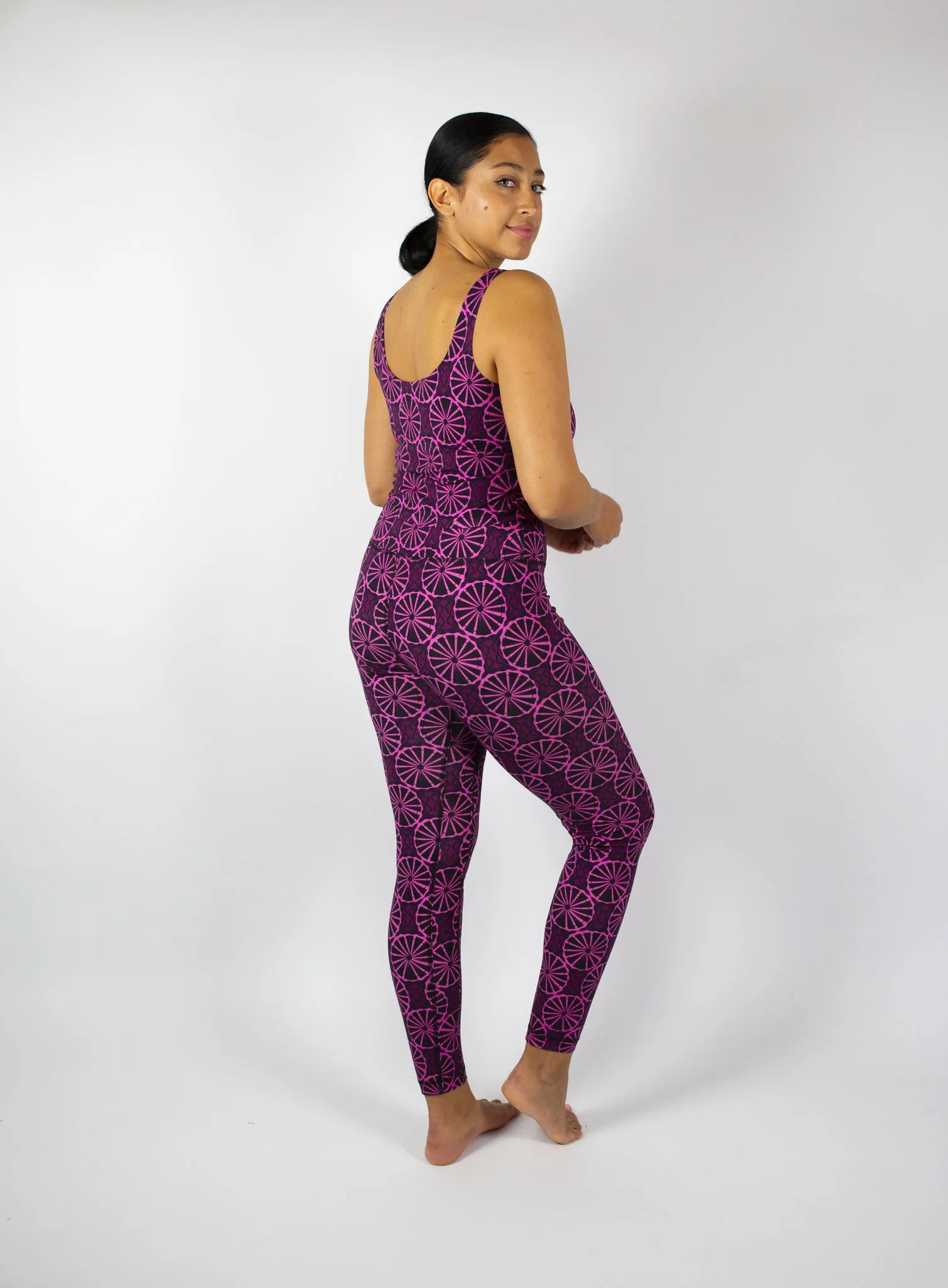 Wheel of Fortune Leggings - Berry