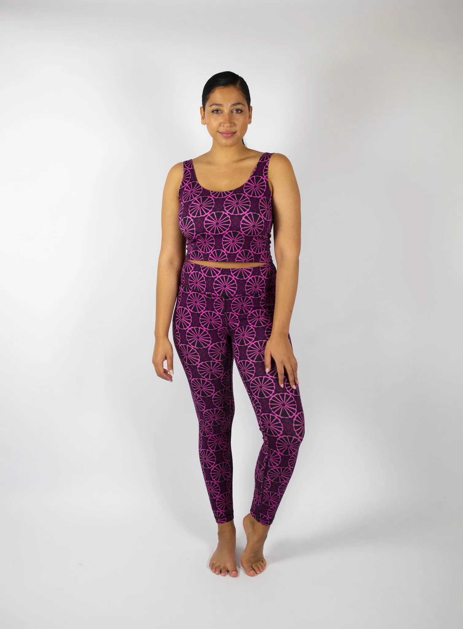 Wheel of Fortune Leggings - Berry