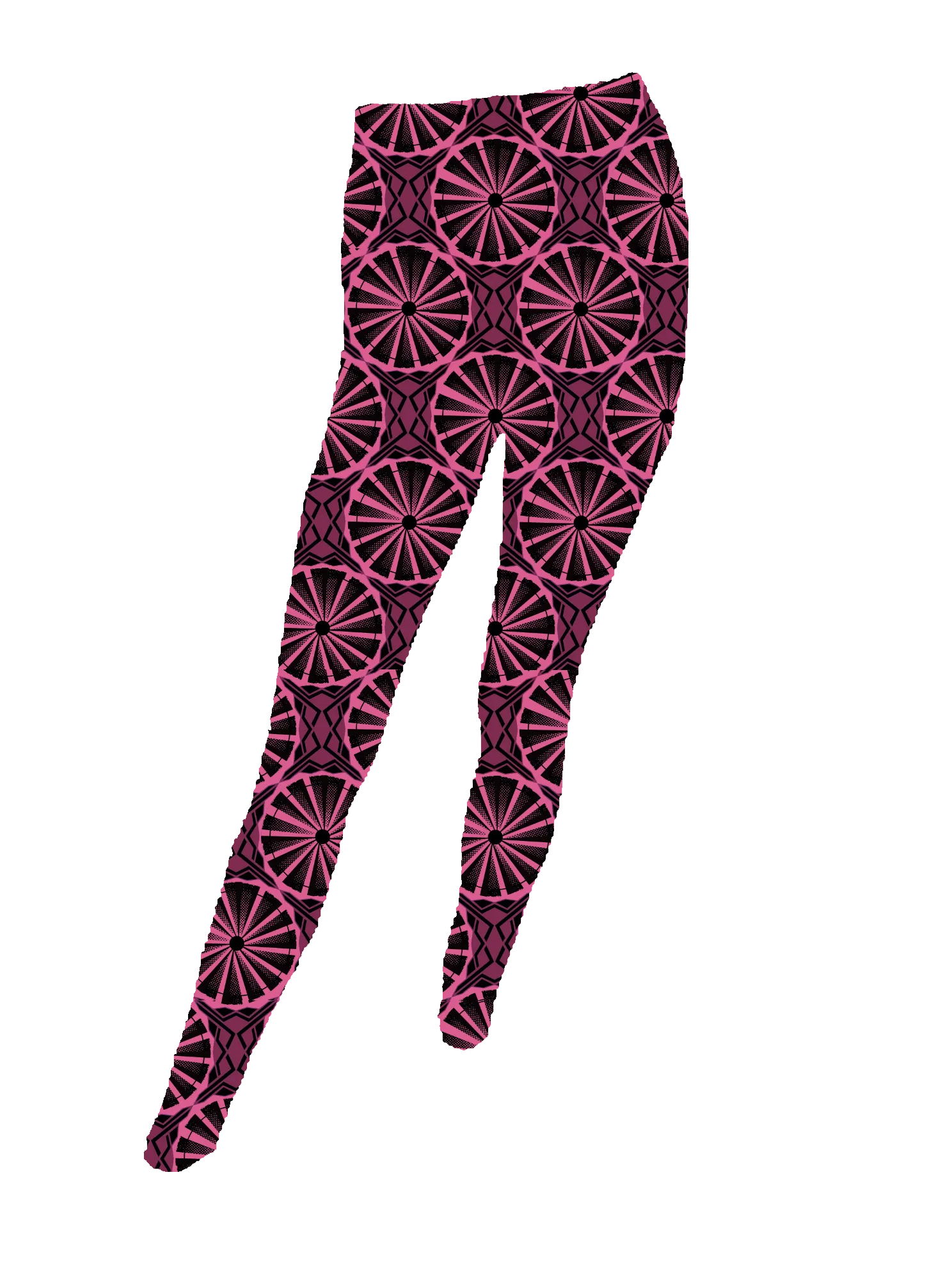 Wheel of Fortune Leggings - Berry