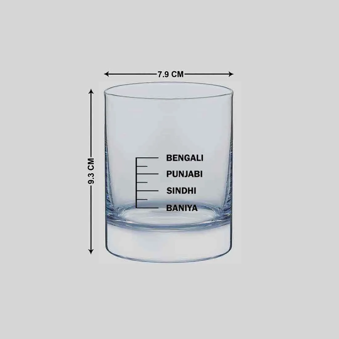 Whiskey Glasses Liquor Glass - BENGALI PUNJABI SINDHI BANIYA