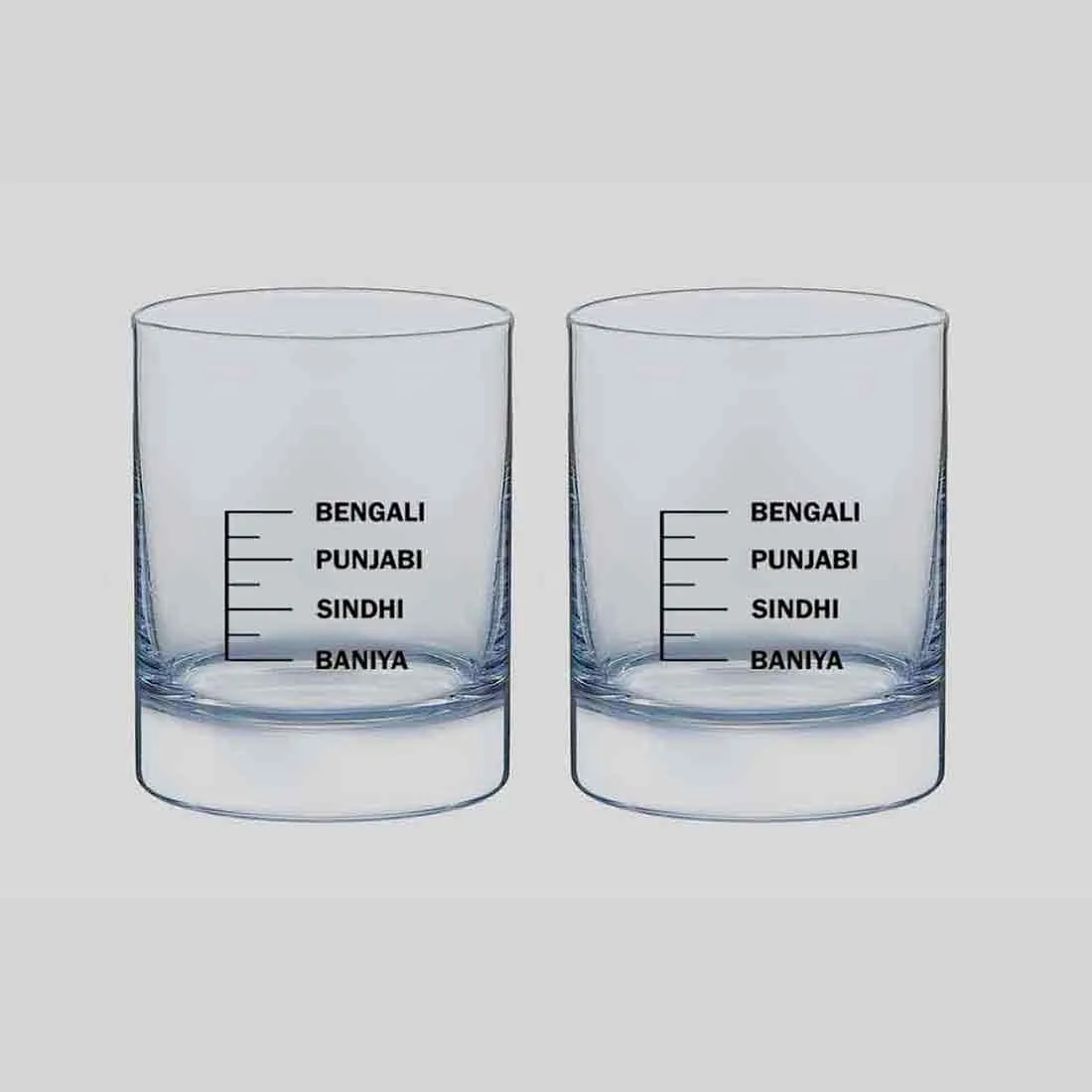 Whiskey Glasses Liquor Glass - BENGALI PUNJABI SINDHI BANIYA