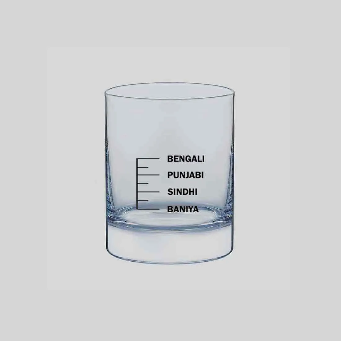 Whiskey Glasses Liquor Glass - BENGALI PUNJABI SINDHI BANIYA