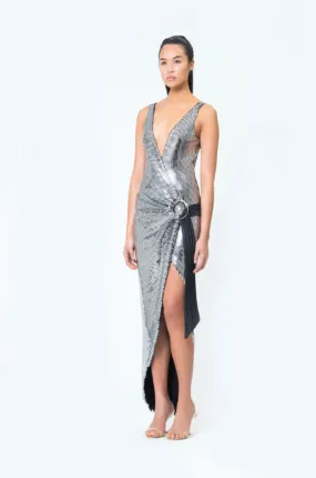 Wick Metallic Gown