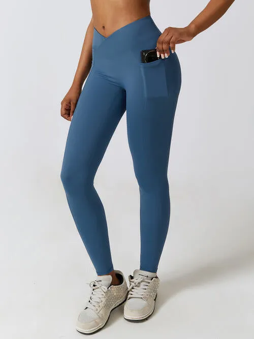 Wide Waistband Active Leggings