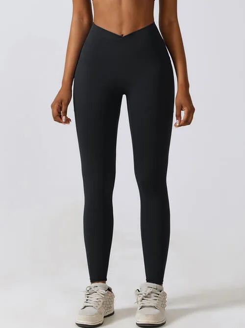 Wide Waistband Active Leggings