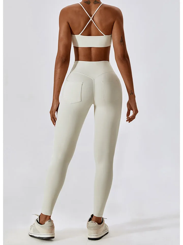 Wide Waistband Sports Pants