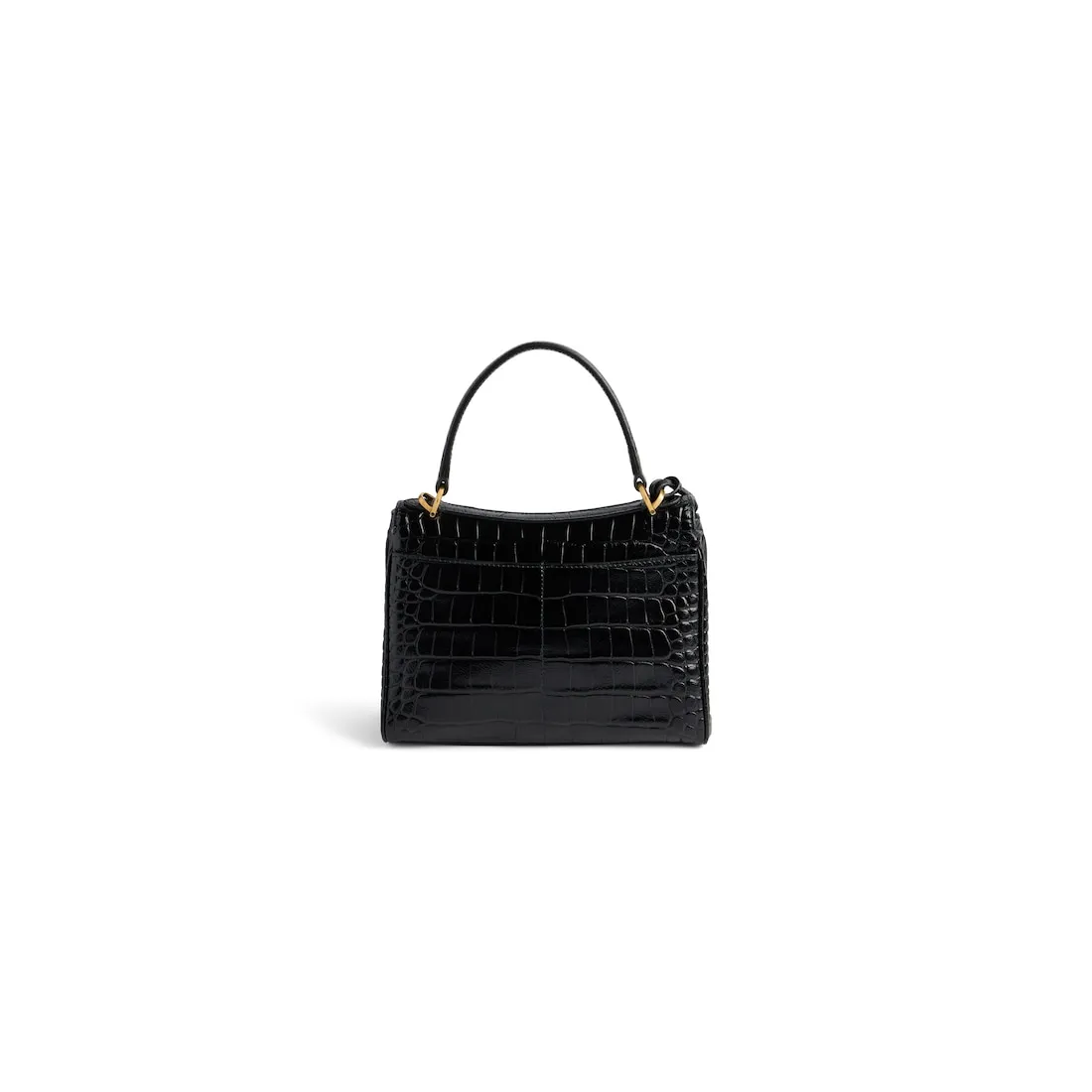      Women's Rodeo Mini Handbag Crocodile Embossed  in Black 