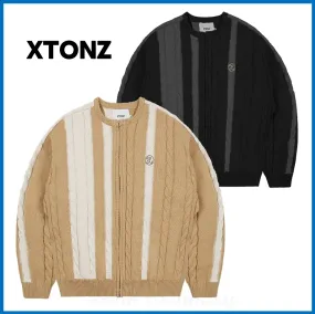 XTONZ  |Unisex Street Style Logo Sweaters